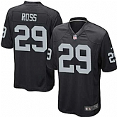 Nike Men & Women & Youth Raiders #29 Ross Black Team Color Game Jersey,baseball caps,new era cap wholesale,wholesale hats